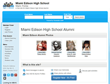 Tablet Screenshot of miamiedisonhighschool.com